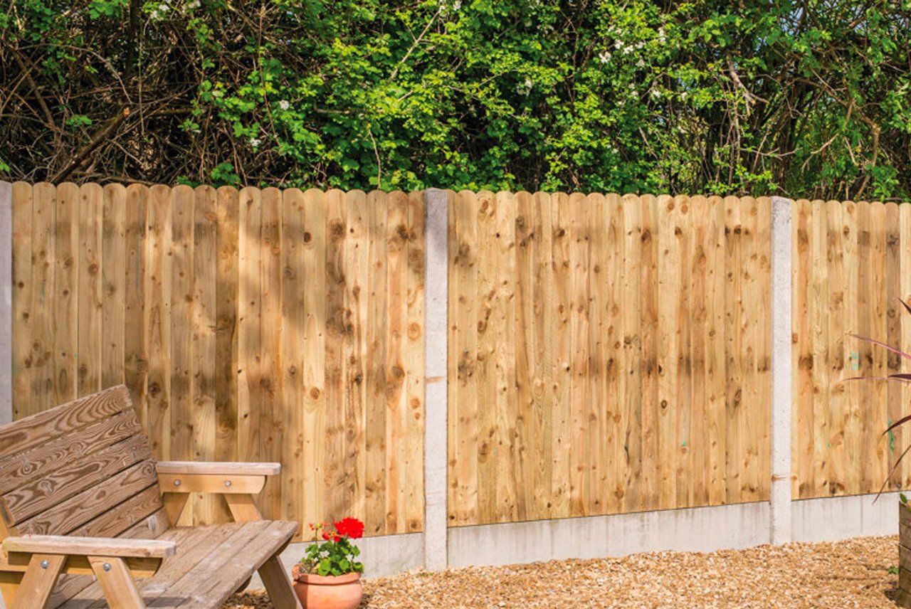 Closed Cottage Standard Fence Panel 1.8m x 1.5m
