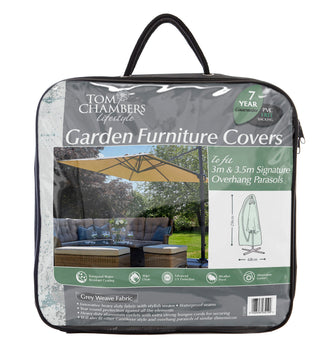 Tom Chambers  3m & 3.5m Signature Overhang Parasol Cover