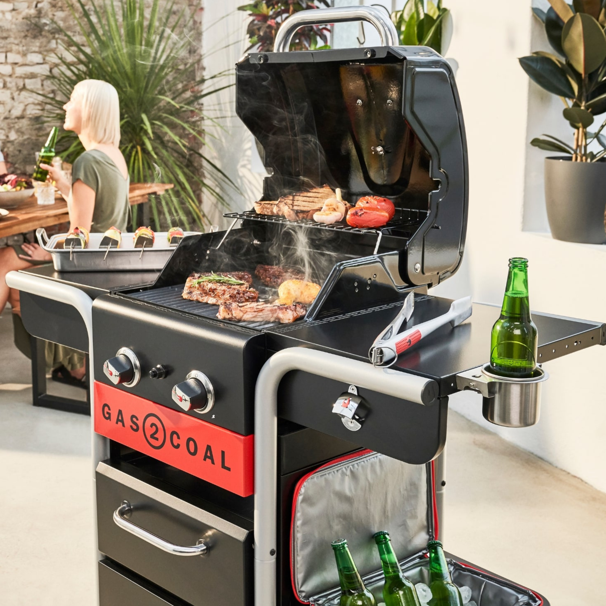 Char-Broil Gas2Coal 2.0 210 Euroflex Hybrid BBQ