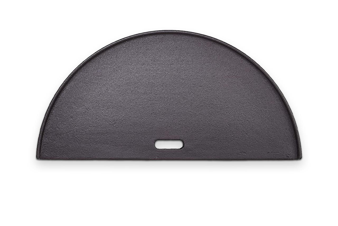 CharDaddy Half Moon Cast Iron Plate 23.5"