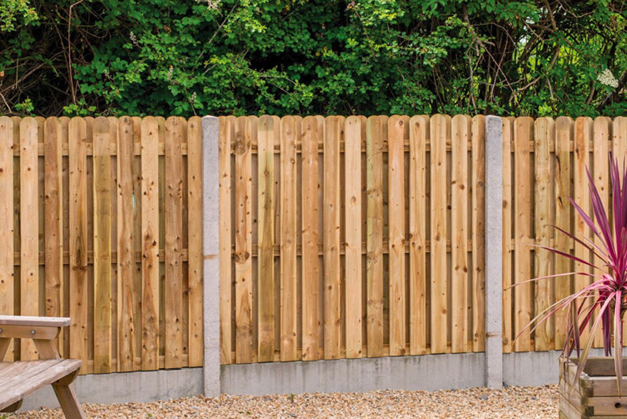 Hit & Miss Cottage Standard Fence Panel 1.8m x 1.5m