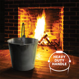 De Vielle 30cm Heavy Duty Galvanised Bucket
