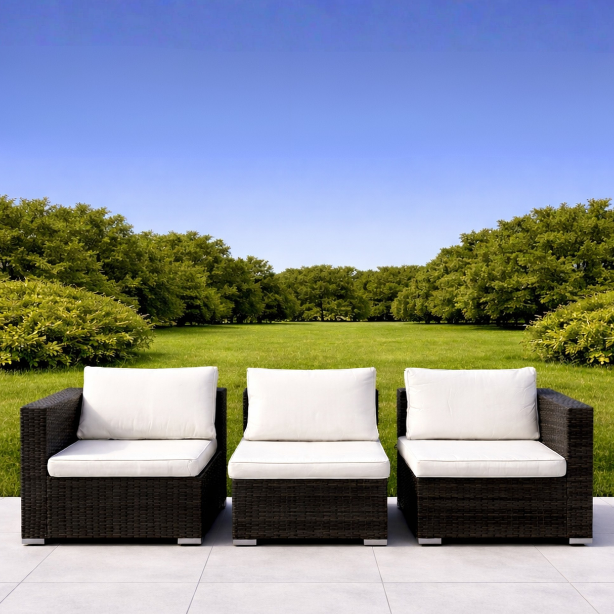 Miami Rattan Outdoor Sofa Set