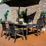 Mimo Arve 4 Seater Aluminium Outdoor Dining Set