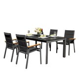 Mimo Arve 4 Seater Aluminium Outdoor Dining Set