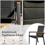 Mimo Arve 4 Seater Aluminium Outdoor Dining Set