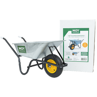 Moy Galvanised Wheelbarrow 90 litres (unassembled)