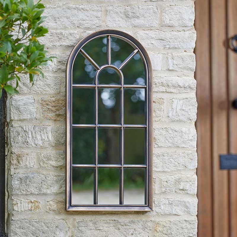 Outside In Vista Home and Garden Mirror - Coppergris