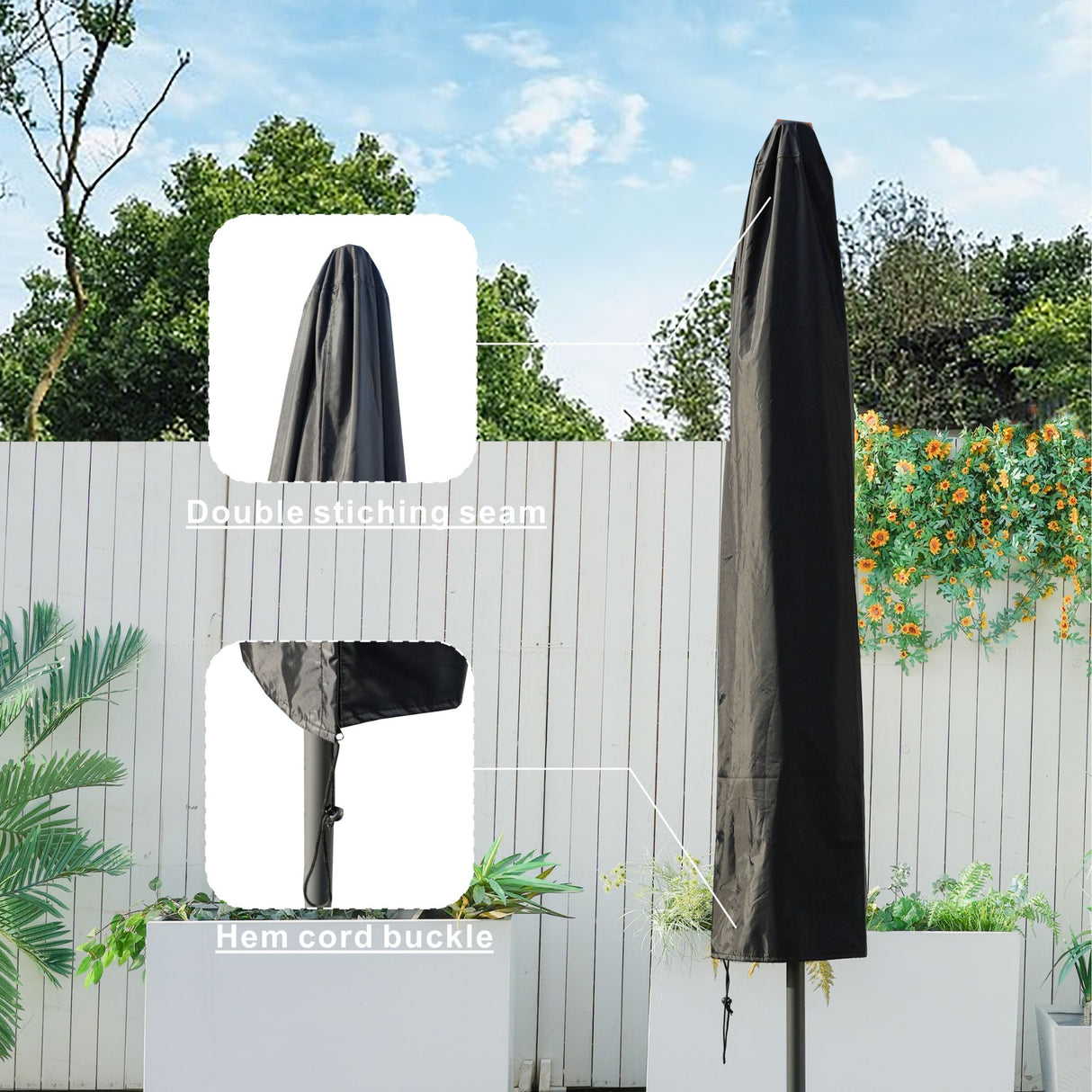 Parasol Cover - Black