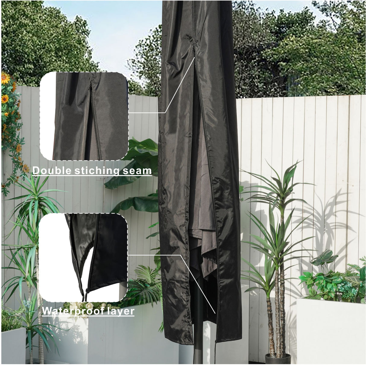 Parasol Cover - Black