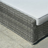 Premium Aluminium Sun Lounger With Coffee Table