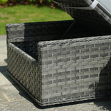 Premium Aluminium Sun Lounger With Coffee Table