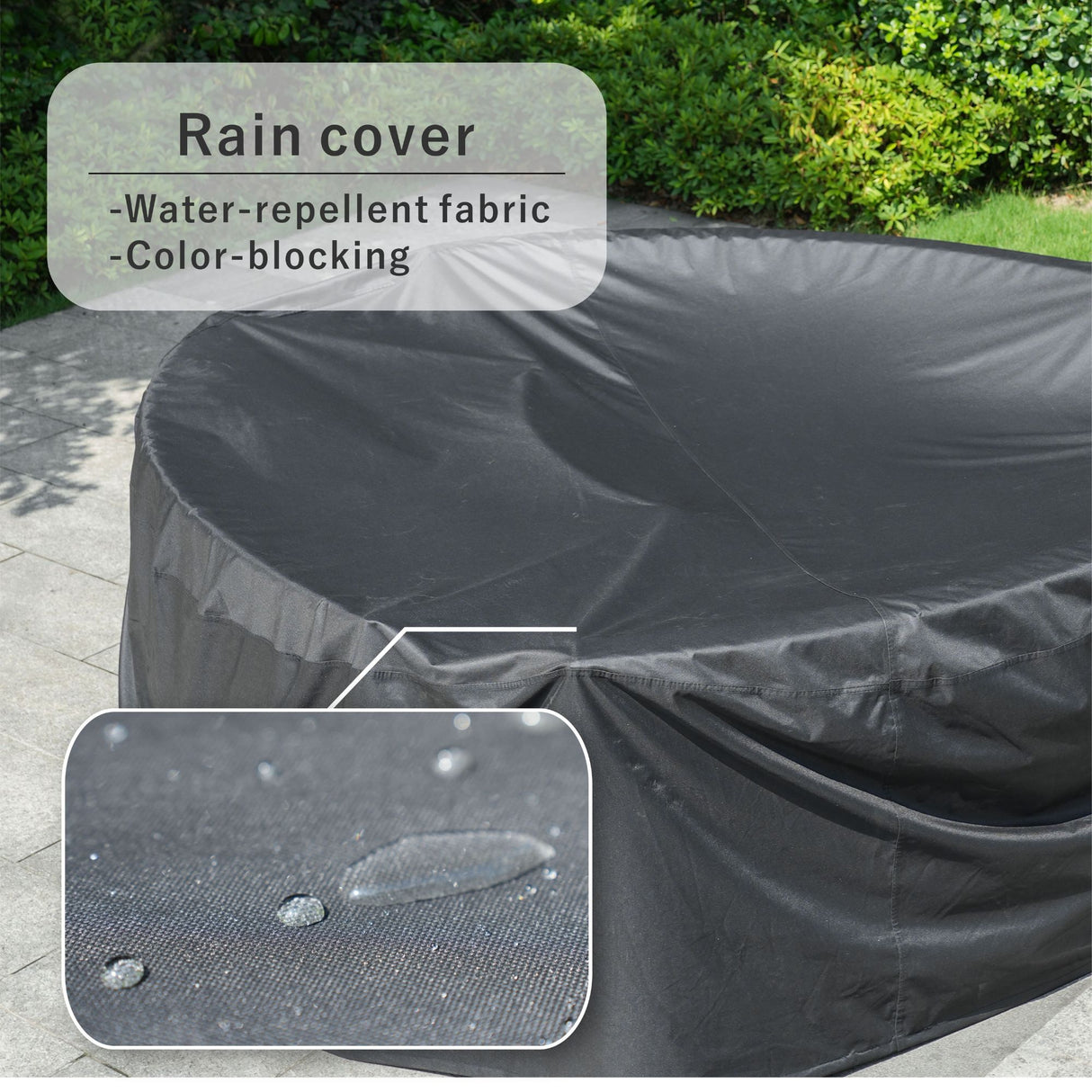 Round Garden Furniture Cover (Dia) 235cm