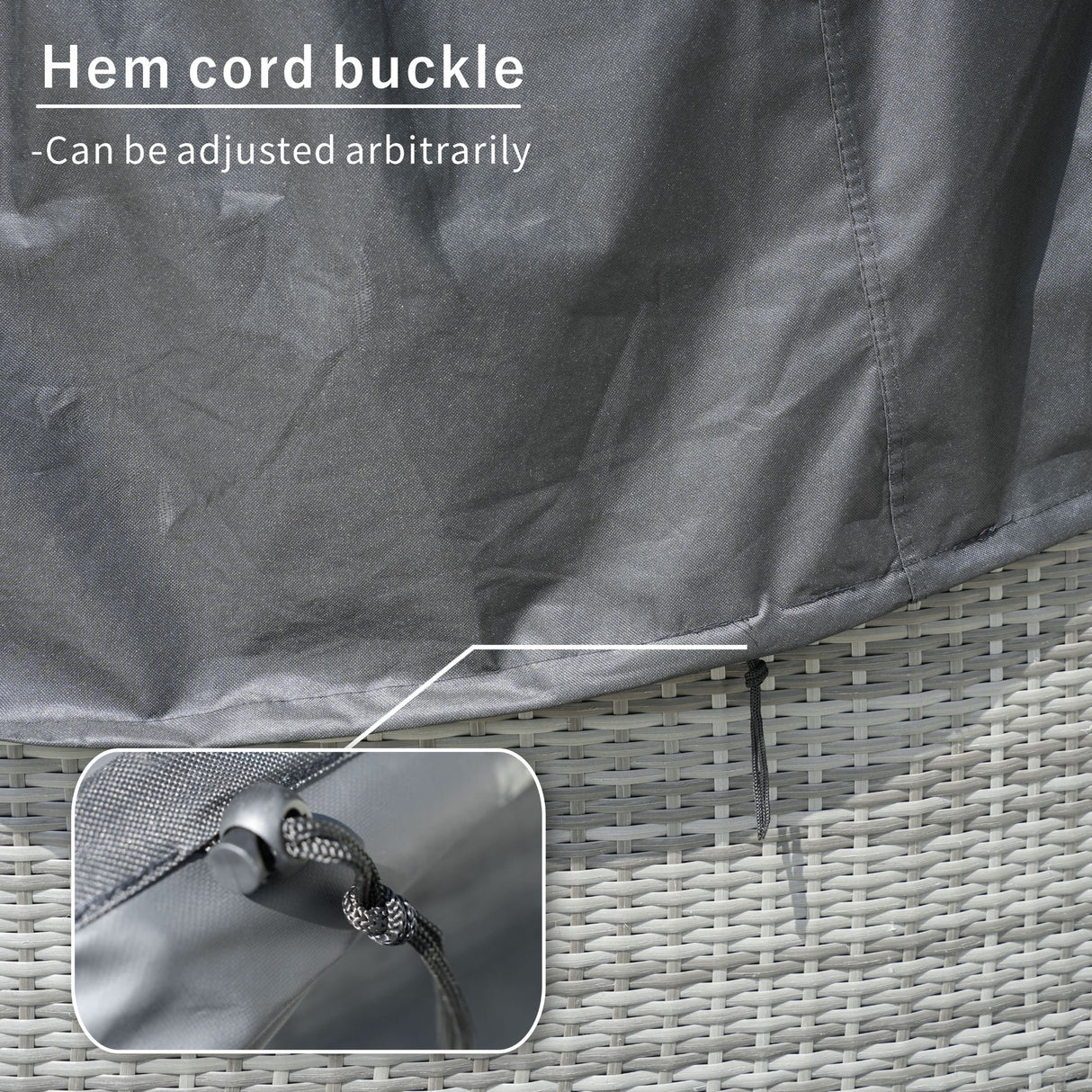 Round Garden Furniture Cover (Dia) 235cm