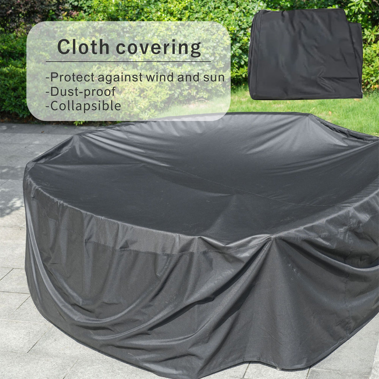 Round Garden Furniture Cover (Dia) 235cm