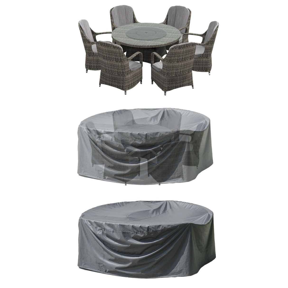Round Garden Furniture Cover (Dia) 235cm