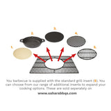 Sahara X475 4 Burner Gas BBQ With Trolley - Smokey Teal