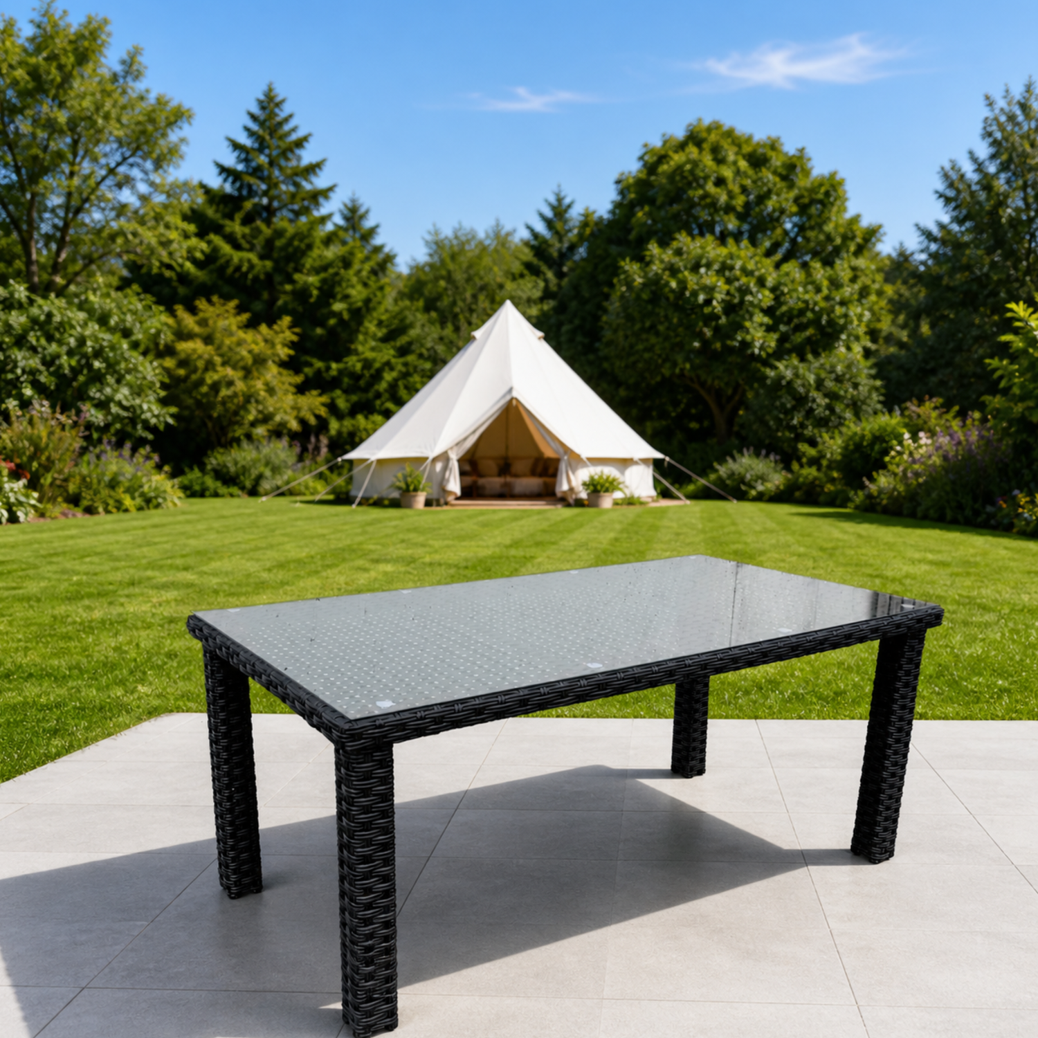 Sette Rattan 7 Piece Outdoor Dining Set