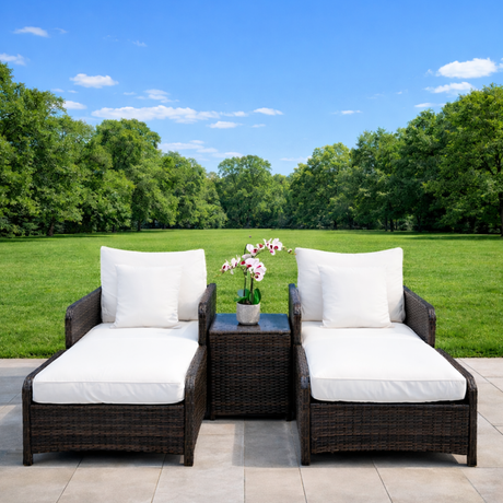 Sienna 2 Seater Rattan Lounge Set