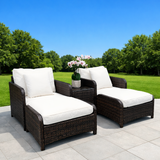 Sienna 2 Seater Rattan Lounge Set