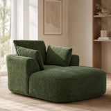 Softy Compressed Indoor Lounge Sofa Chair - Green