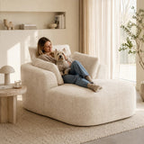 Softy Compressed Indoor Lounge Sofa Chair - Beige