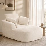 Softy Compressed Indoor Lounge Sofa Chair - Beige