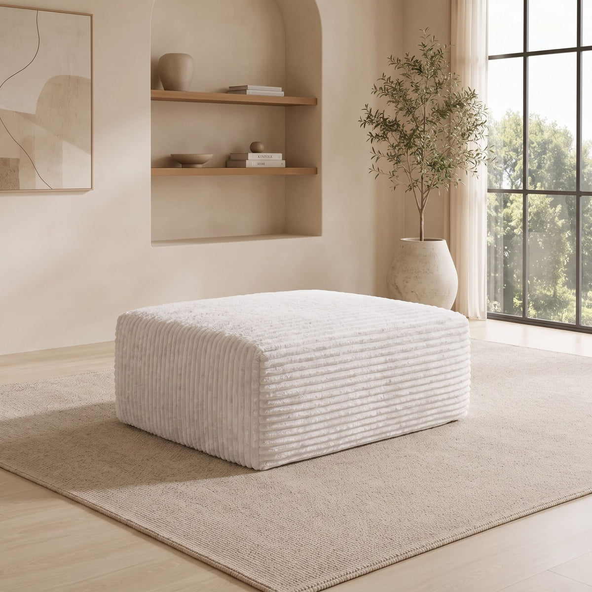 Softy Compressed Modular Ottoman