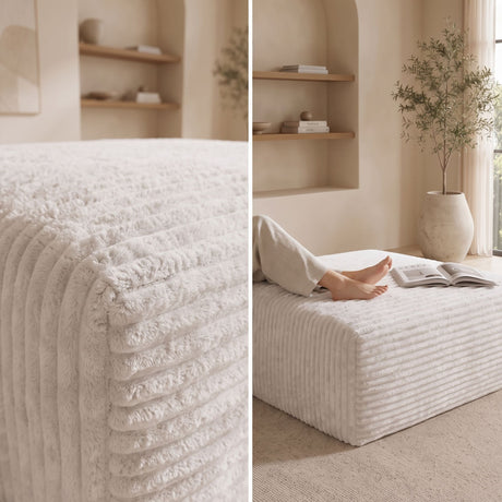 Softy Compressed Modular Ottoman