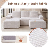 Softy Compressed Modular Ottoman