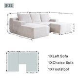 Softy Compressed Modular Sofa c/w Chaise & Ottoman