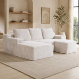 Softy Compressed Modular Sofa c/w Chaise & Ottoman