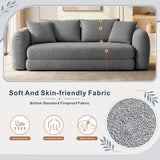 Softy Compressed Pull Out Sofa Bed - Grey