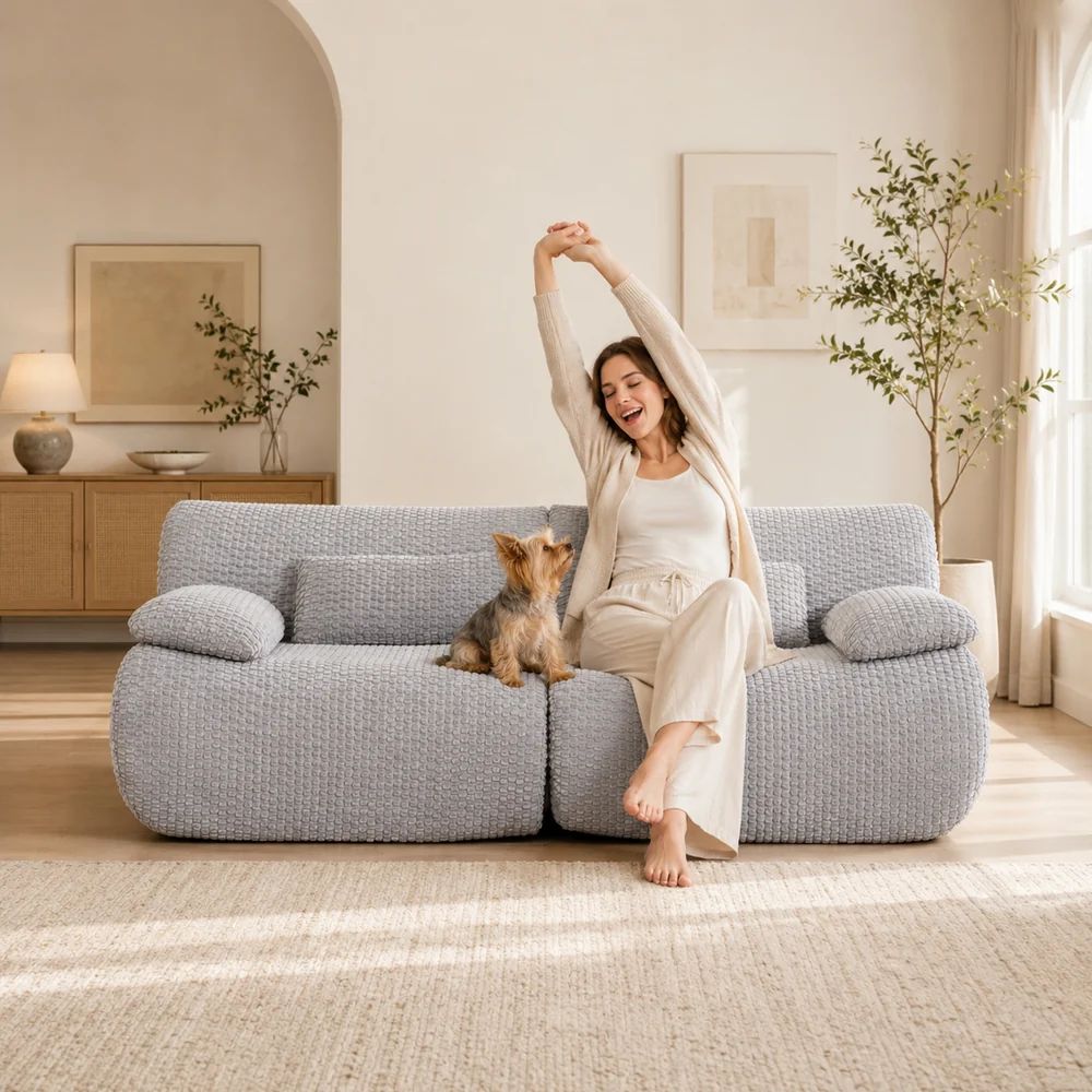Softy Modular Compression Sofa Set (2 Seater Sofa)