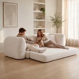 Softy compressed Pull Out Sofa Bed - Beige