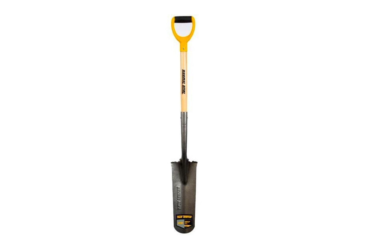 True Temper Planting Spade Wood Handle D Grip