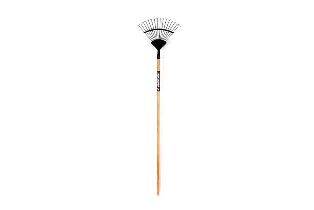 Round Leaf Rake True Temper Round Wire Leaf Rake 16 Tooth Wood Handle – Monahans Fuels ...