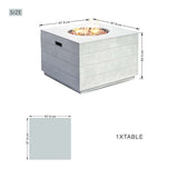 Venetian Square Fire Pit Table