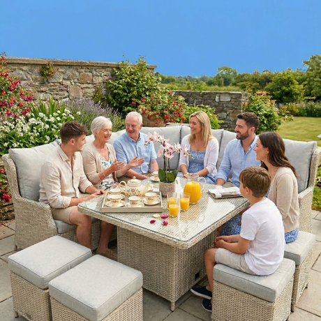Wimbledon Premium Corner Dining Set