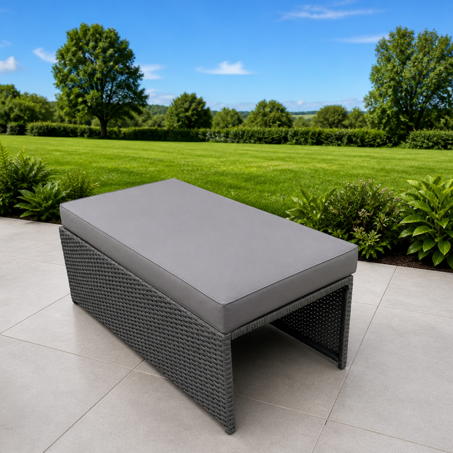 Zen 4 Piece Two Function Outdoor Rattan Sofa & Dining Set