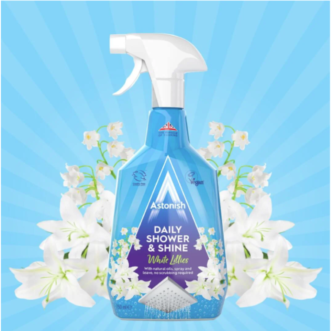 Astonish Daily Shower & Shine 750ml White Lillies