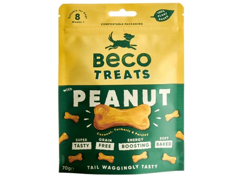 Beco Treats Peanut Coconut & Tumeric 70g