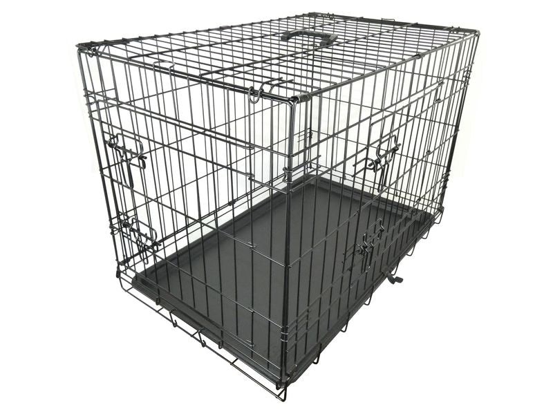 Republic of Pets Fold Flat Crate Black Small