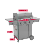 Char-Broil Essential Line 3 Burner Gas BBQ