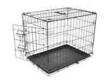 Cheeko 1 Door Fold Flat Dog Crate 107x70x77.5cm