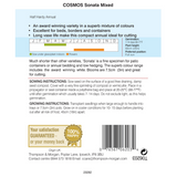 Thompson & Morgan - Cosmos Sonata Mixed Seeds