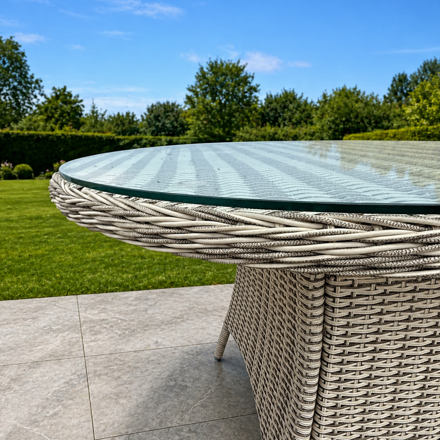 Rattan Delano Deluxe Outdoor Dining Set
