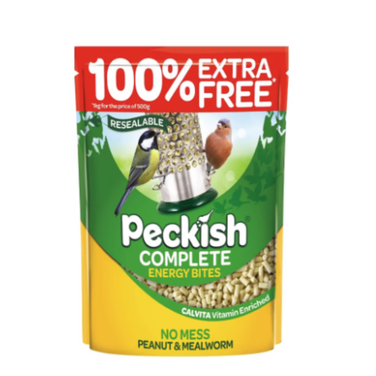 Peckish Complete Energy Bites 500g +500g extra free