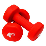 Fitness-Mad Neoprene Dumbbells 4kg