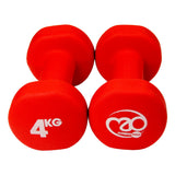 Fitness-Mad Neoprene Dumbbells 4kg
